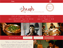 Tablet Screenshot of hushsupperclub.com